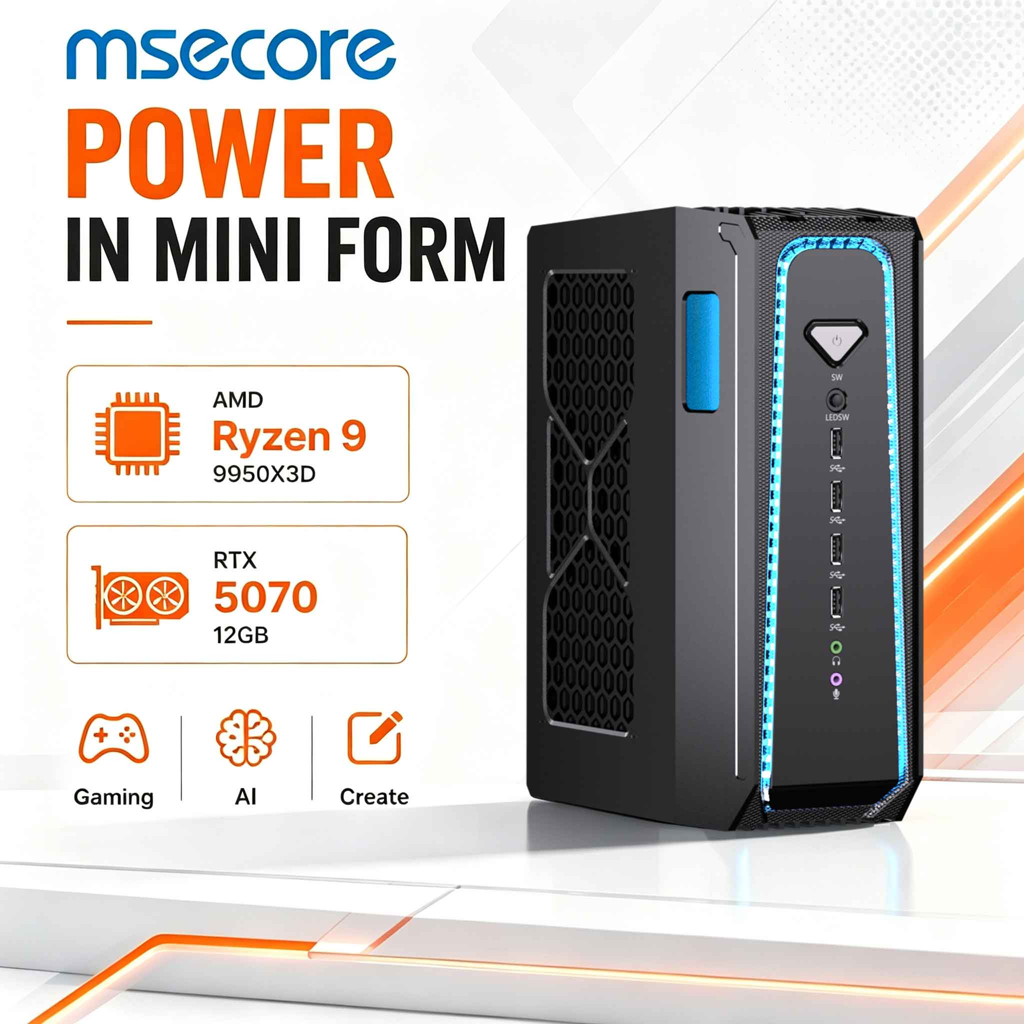Pc Gaming Ryzen - PC da Gaming con Raffreddamento a