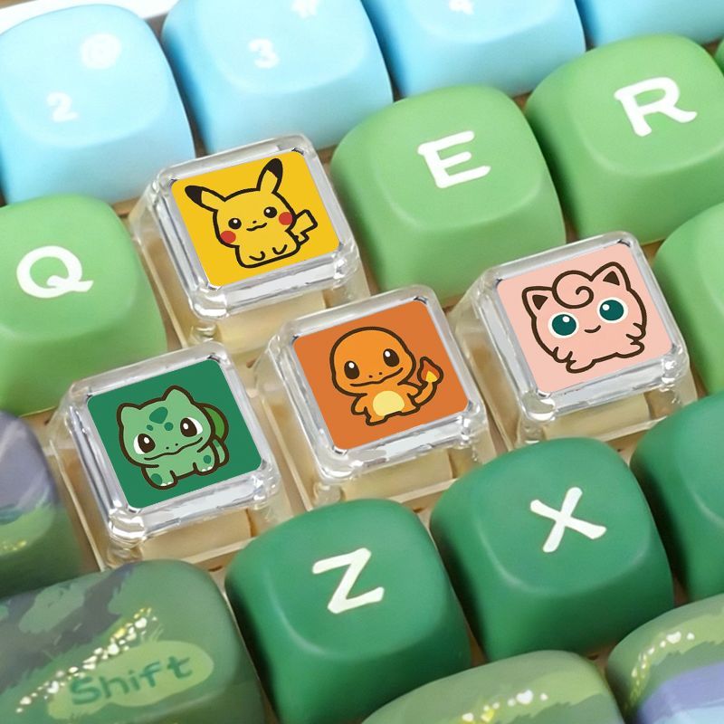 Custom Keycaps - Tastiera Meccanica Pokémon Cross Axle con