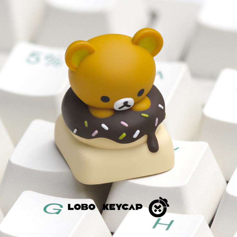 Custom Keycaps - Keycap in Resina a Tema Ciambella