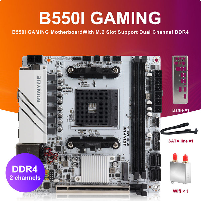 Pc Gaming Ryzen - JINGYUE B550I Scheda madre GAMING AM4