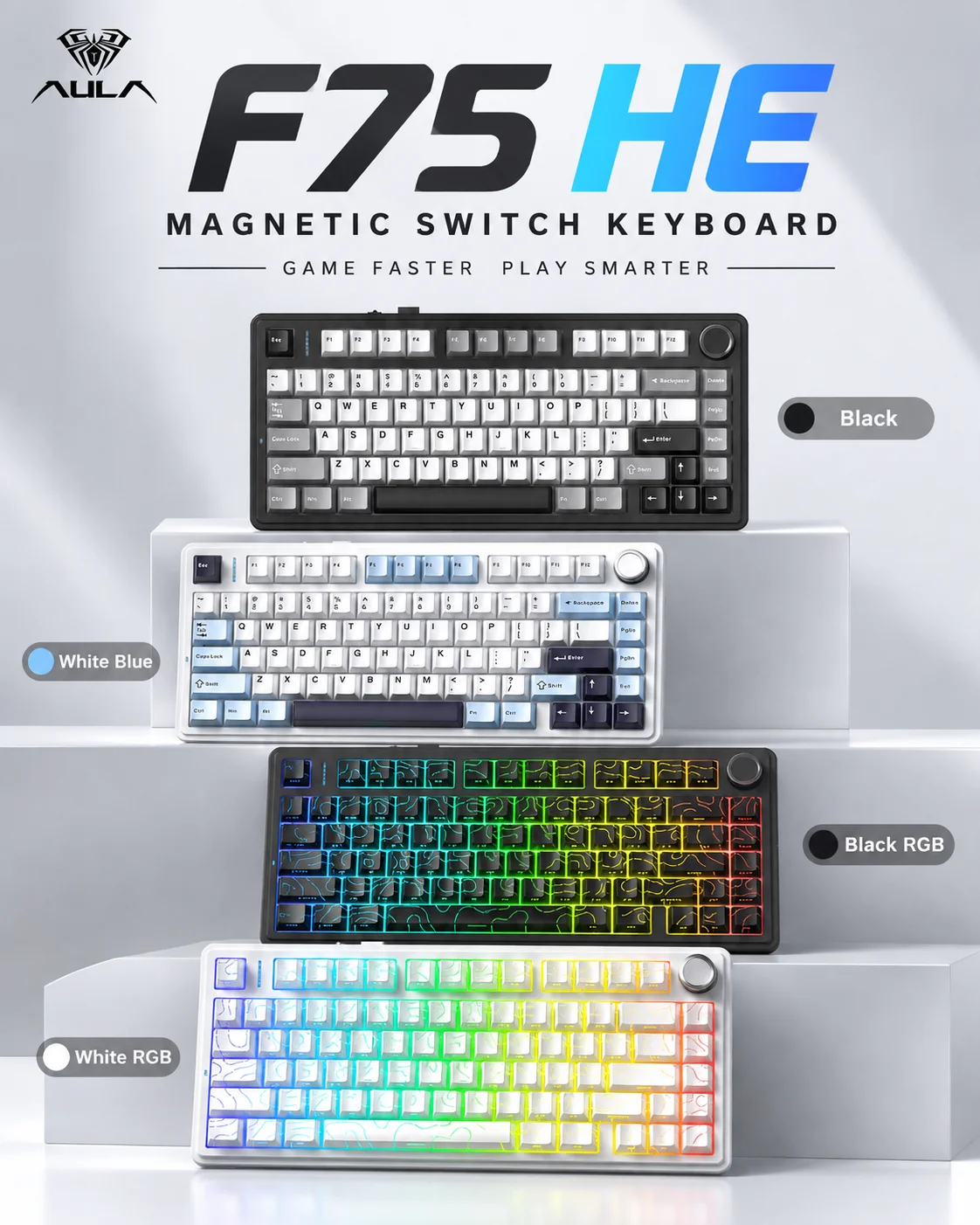Pc Gaming Keyboard - Tastiera meccanica da gaming AULA F75