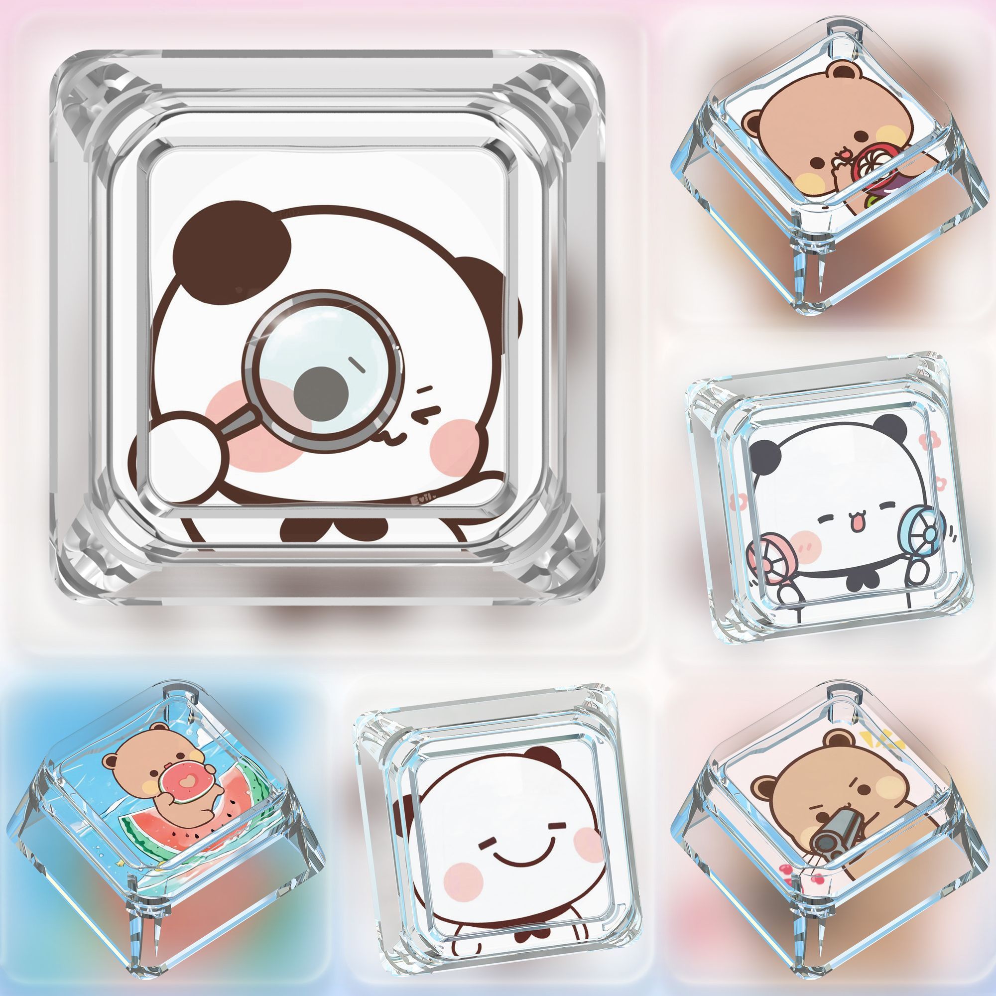 Custom Keycaps - Set di Tasti Personalizzati ABS Bubu