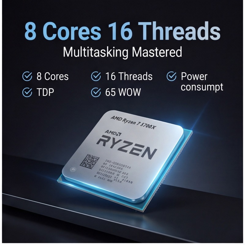 Processore AMD Ryzen 7 5700X p - Pc Gaming Ryzen recensione e prezzo