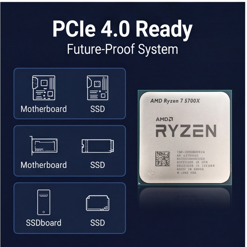 Processore AMD Ryzen 7 5700X p - Pc Gaming Ryzen recensione e prezzo
