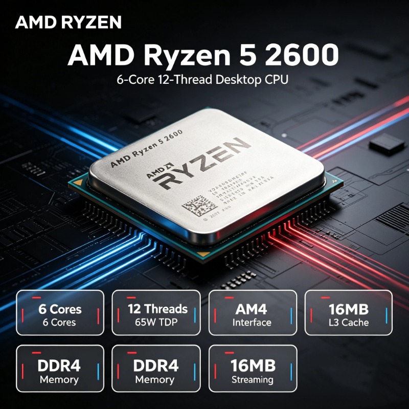 AMD Ryzen 5 2600 R5 2600 3.4GH - Pc Gaming Ryzen recensione e prezzo