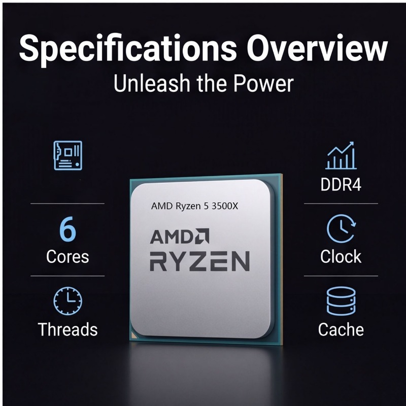 AMD Ryzen 5 3500X CPU Desktop  - Pc Gaming Ryzen recensione e prezzo