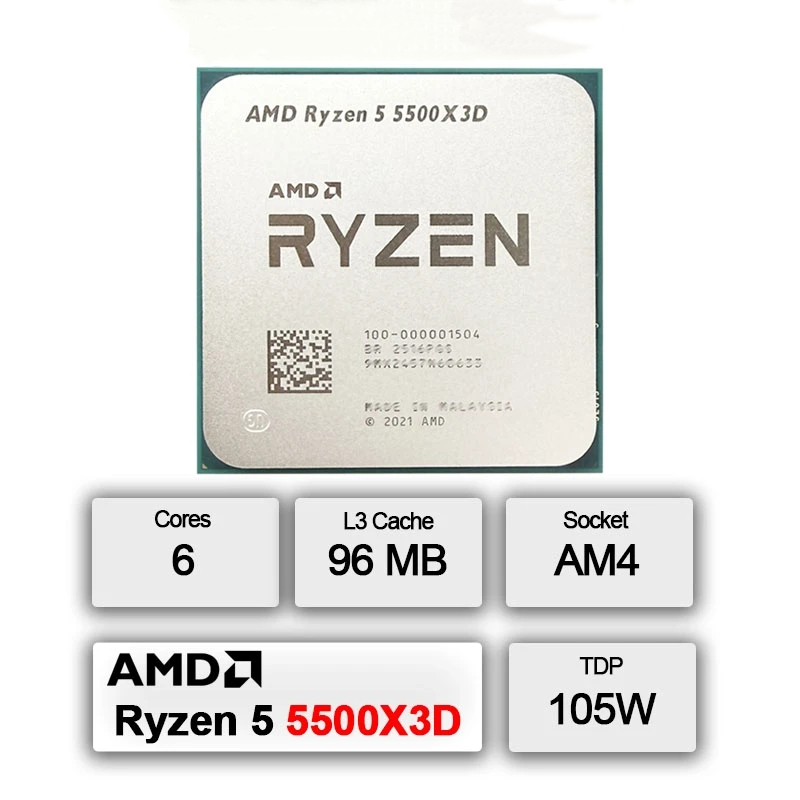 AMD Ryzen 5 5500X3D, CPU per g - Pc Gaming Ryzen recensione e prezzo