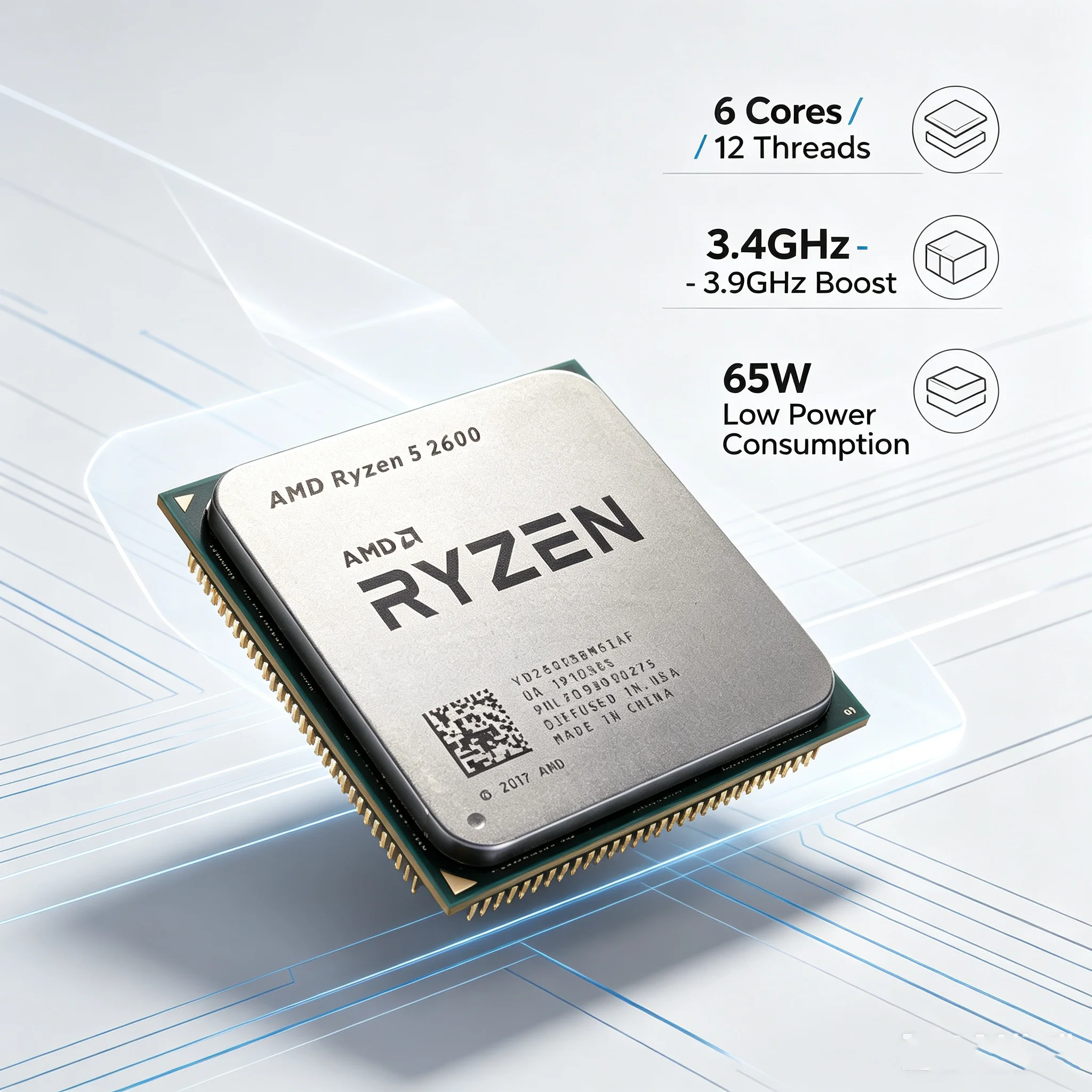 AMD Ryzen 5 2600, processore p - Pc Gaming Ryzen recensione e prezzo