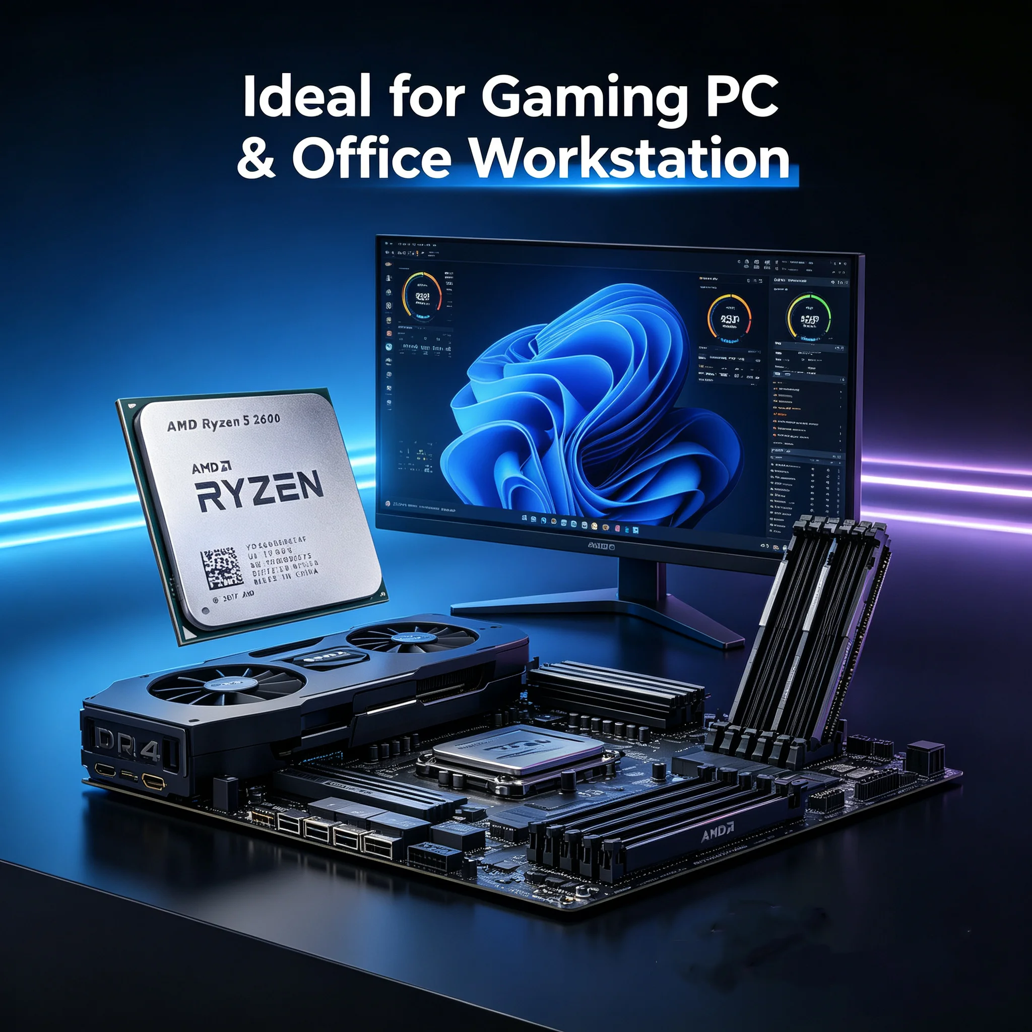 AMD Ryzen 5 2600, processore p - Pc Gaming Ryzen recensione e prezzo