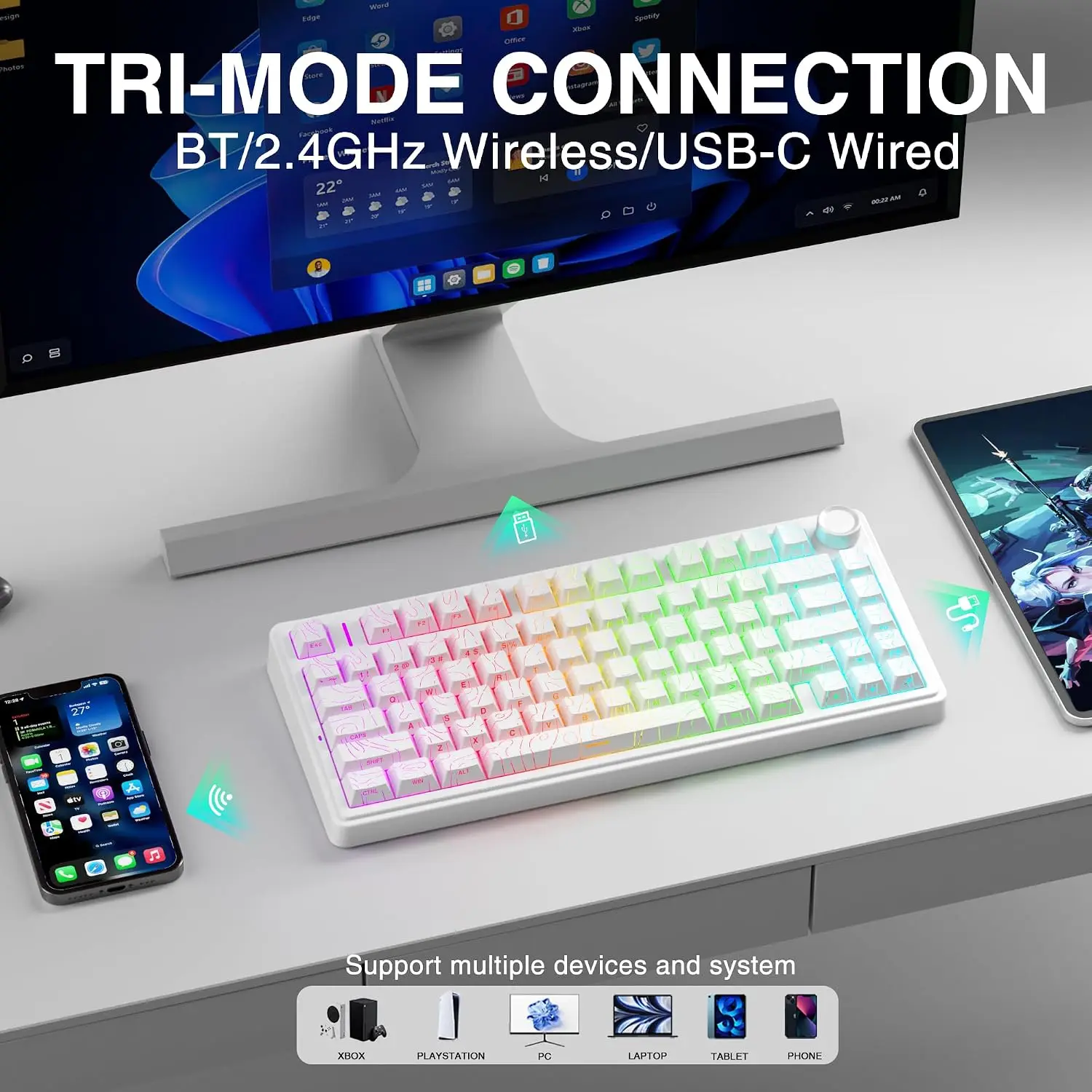 Tastiera meccanica da gaming A - Pc Gaming Keyboard recensione e prezzo